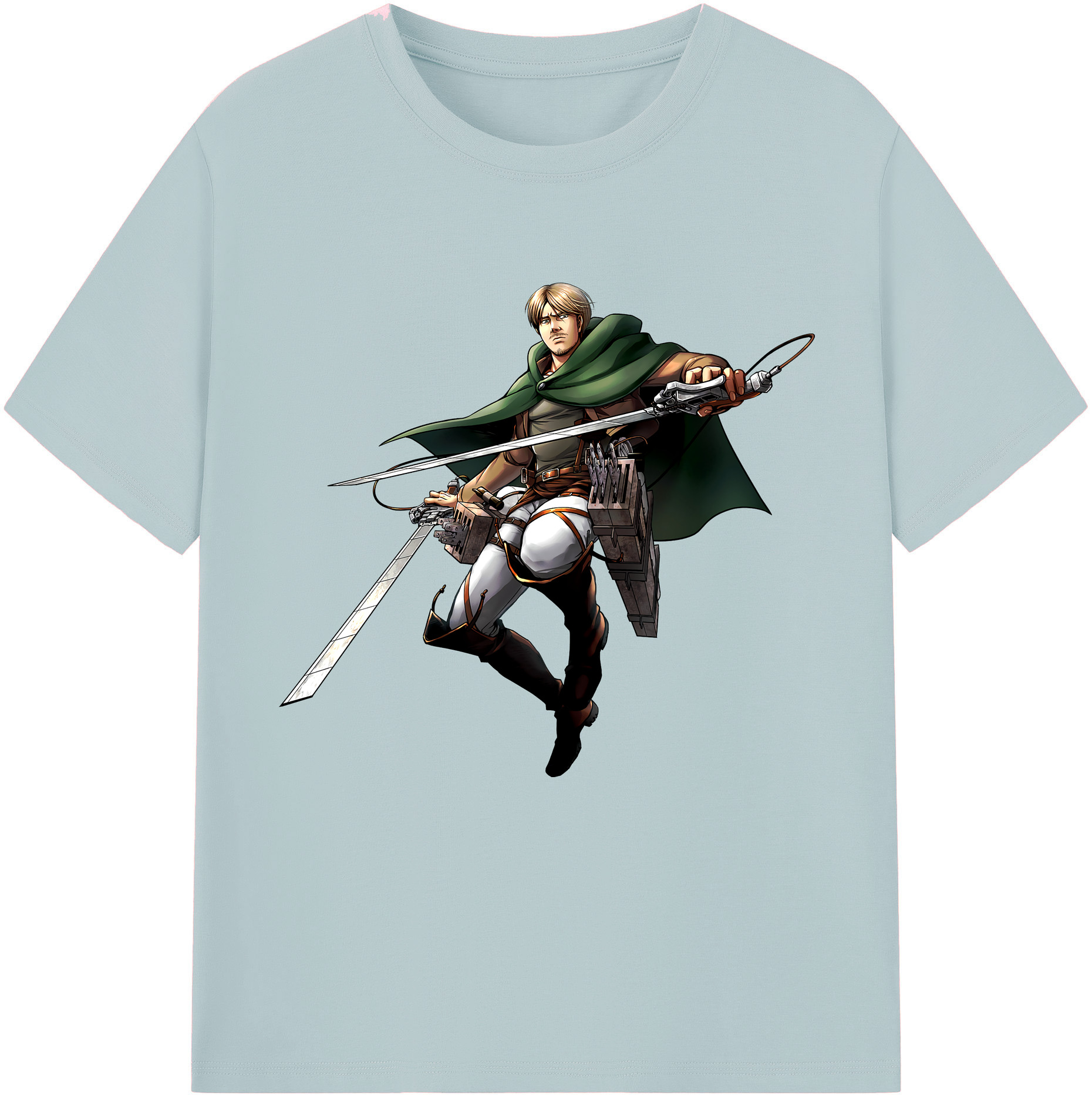 （画像用） 進撃の巨人 Attack on Titan 綿100％半袖Tシャツ（フロントプリント）